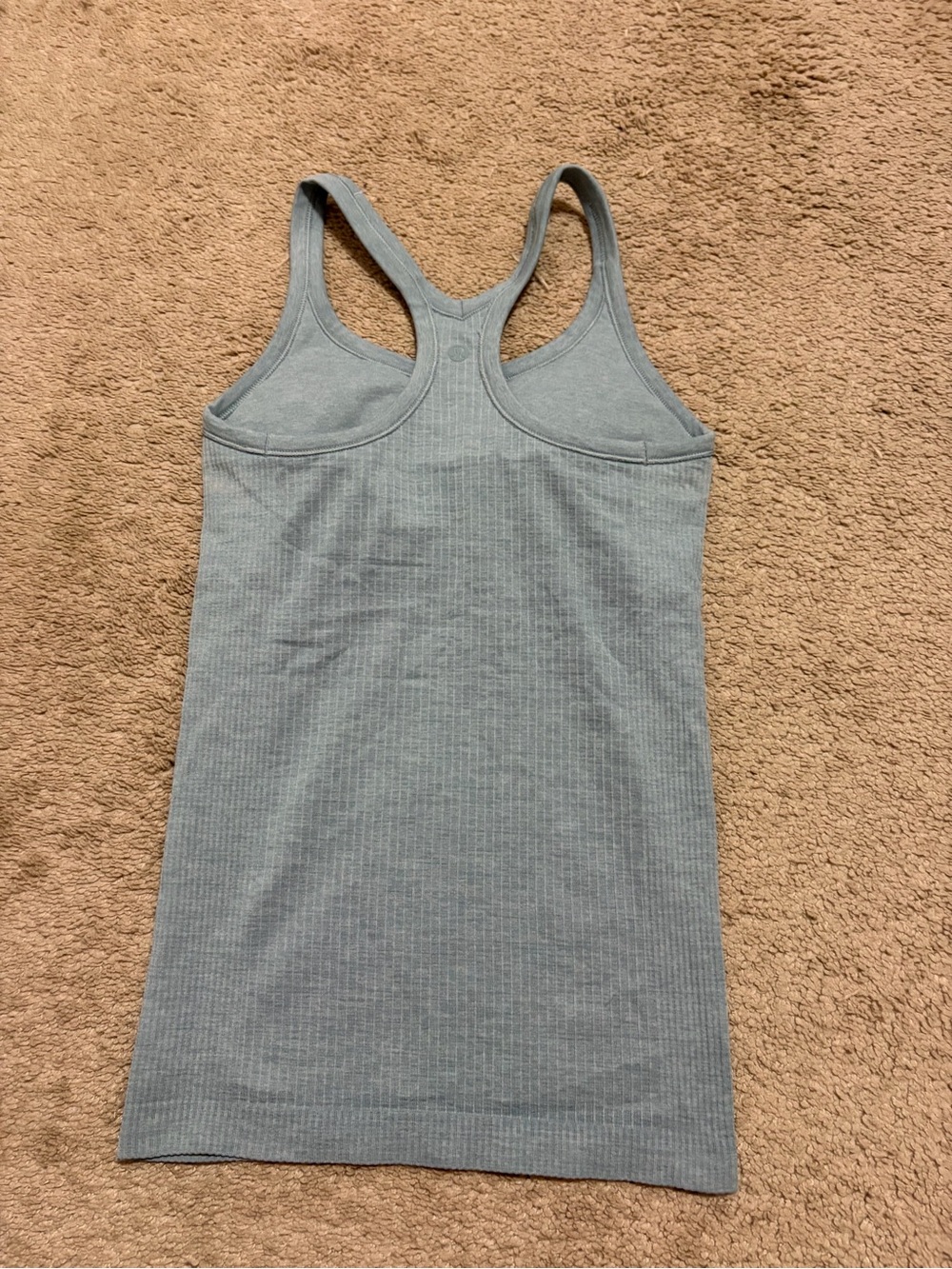 Lululemon Size 4 Ribbed Racerback Tank Top - Picture 2 of 5